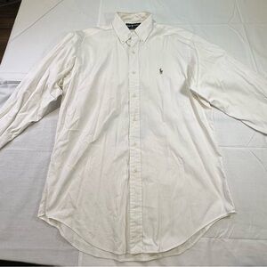 Ralph Lauren Men's Classic White Dress Shirt